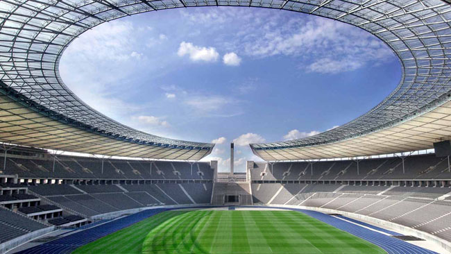 Olympiastadion Berlin - Blick auf das Marathontor