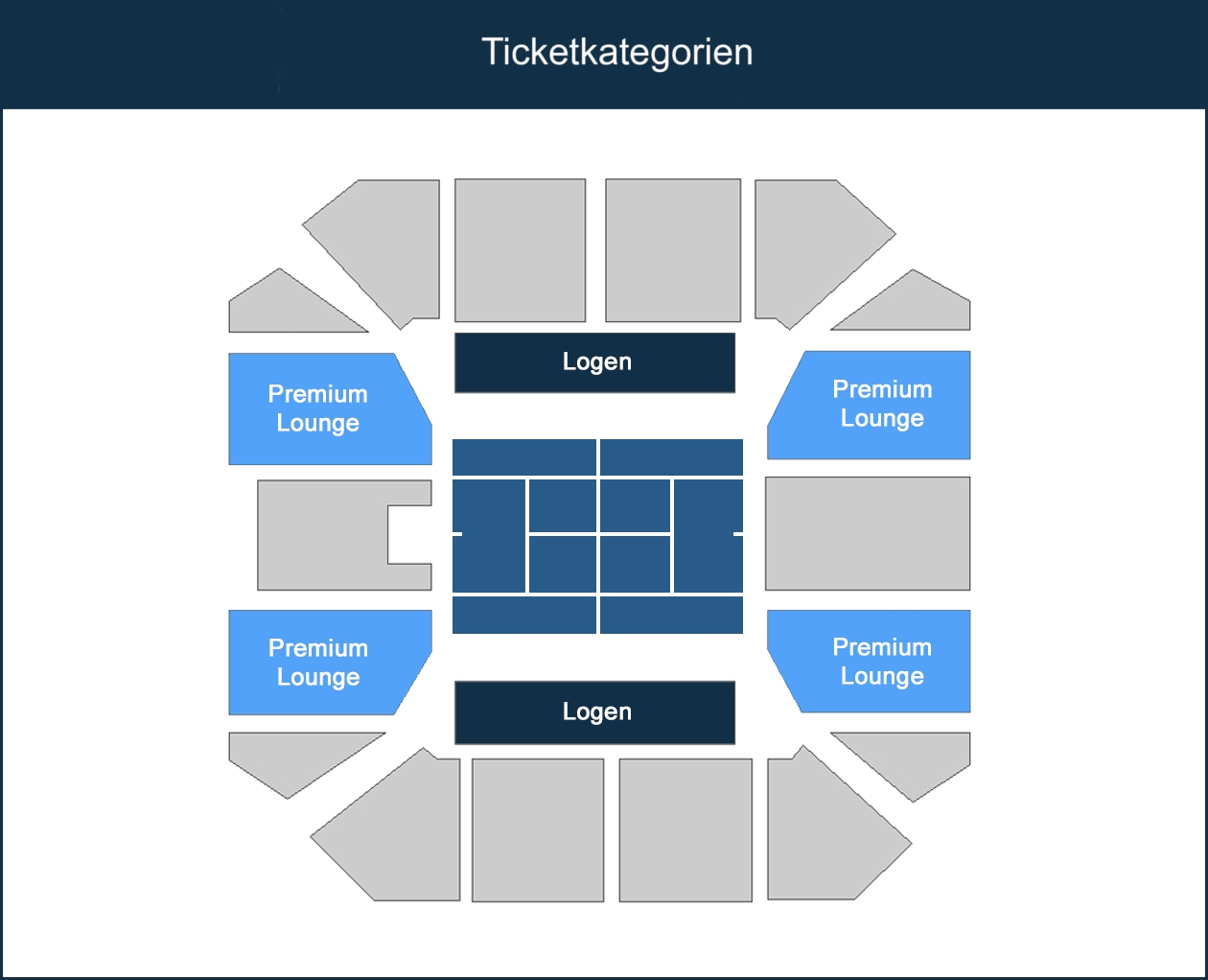 Swiss Indoors Tickets Swiss Indoors Ticketkategorien - Hallenplan